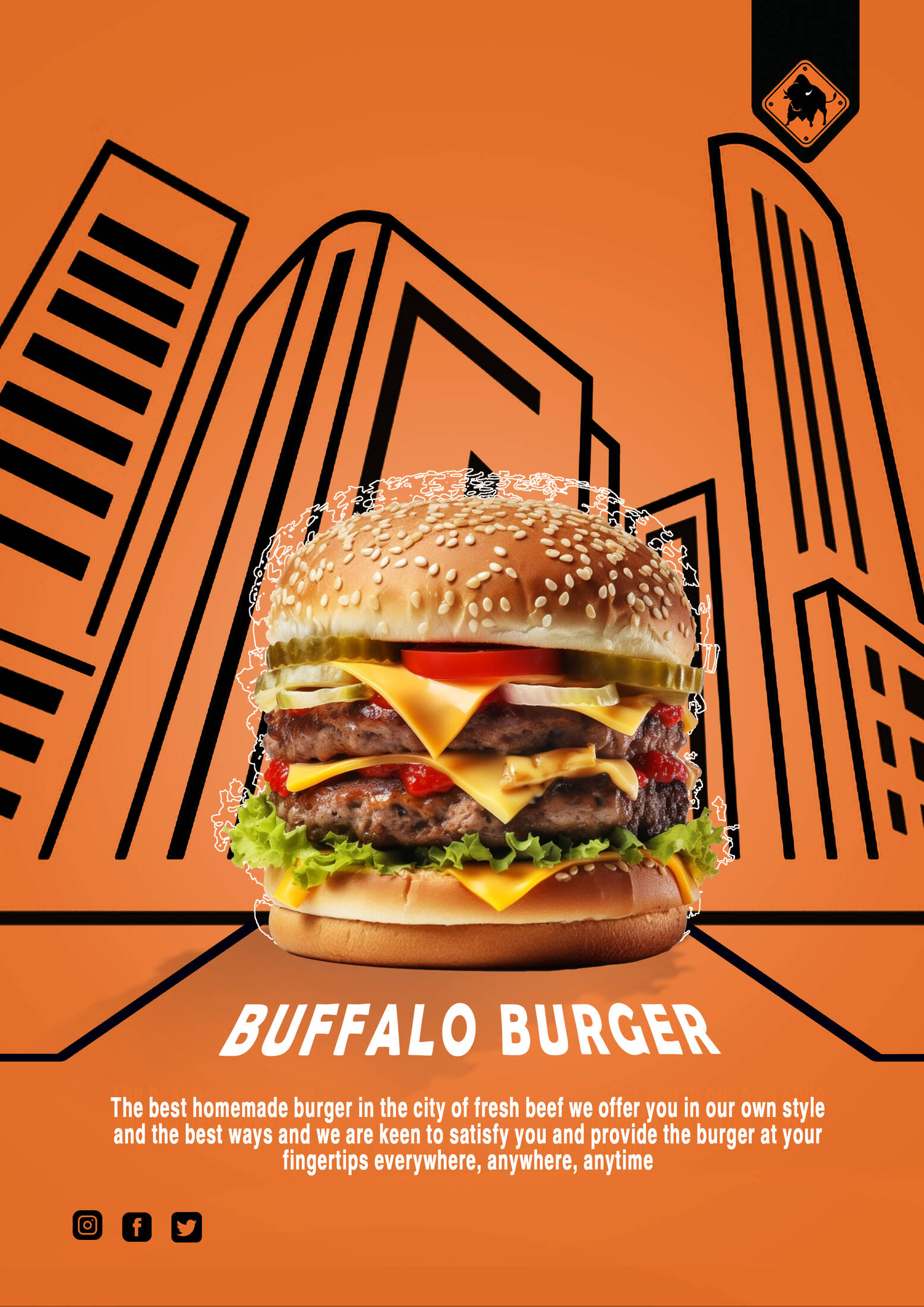 Buffalo Burger: buffalo burger • Ads of the World™ | Part of The Clio ...