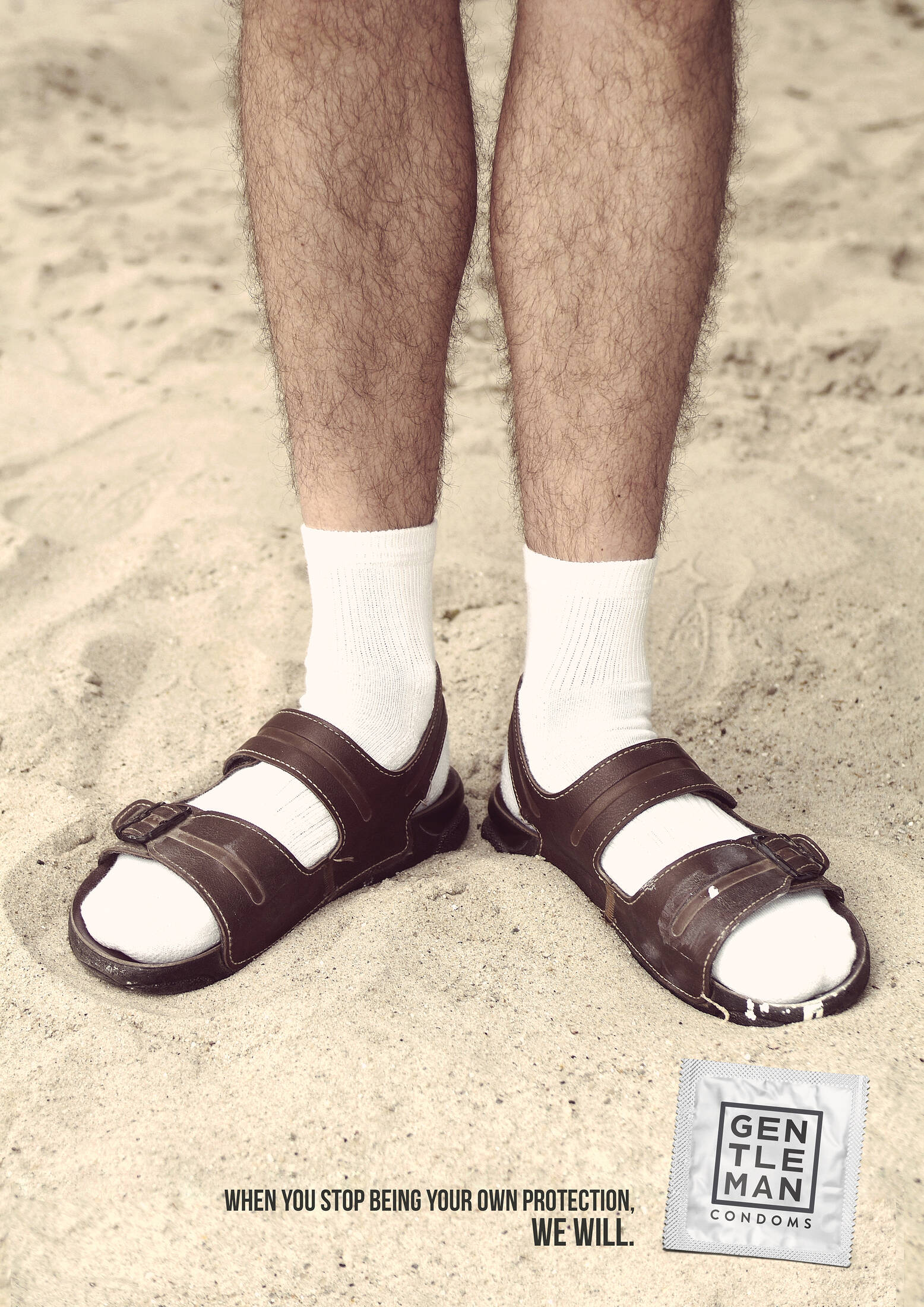 Gentleman Fanny Pack Socks and Sandals Piano Tie Mullet Ads