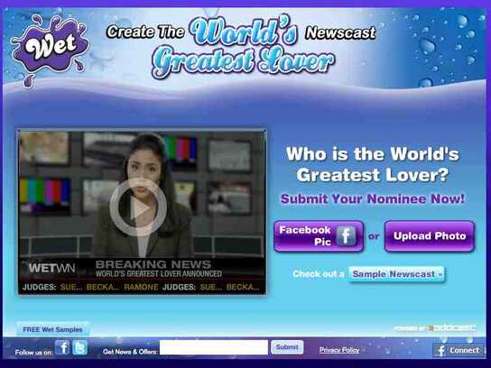 World’s Greatest Lover web app