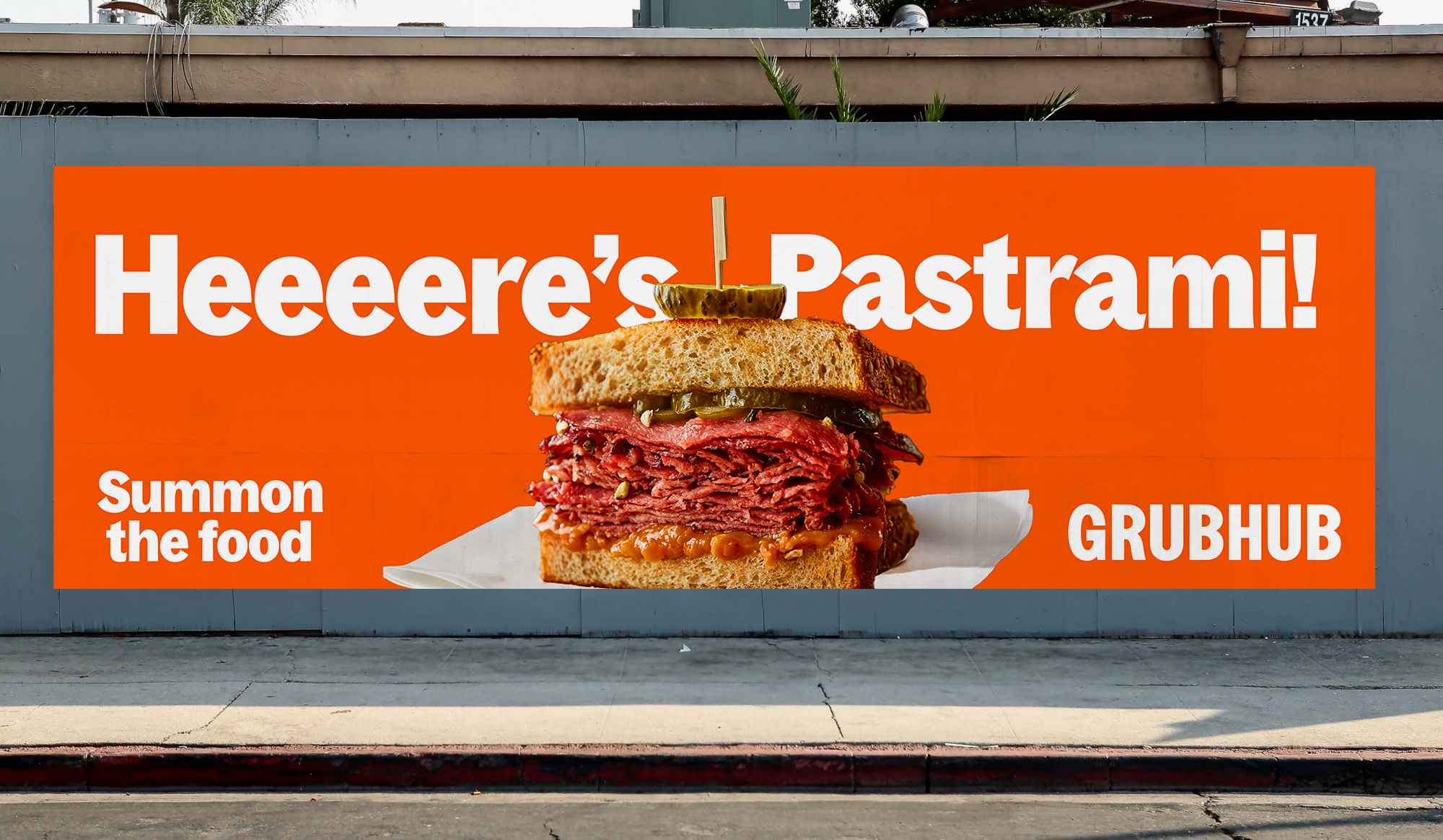 Grubhub Summon the Food — OOH en Nueva York