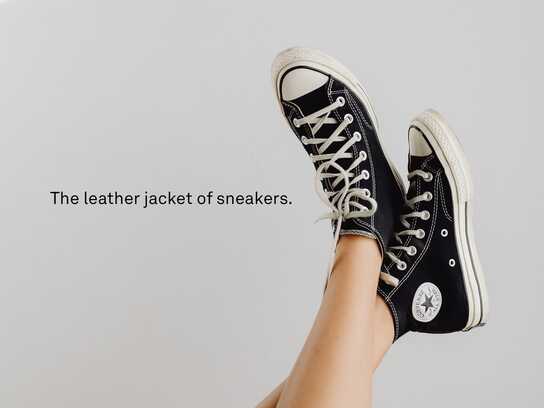 Converse advertisement on sale