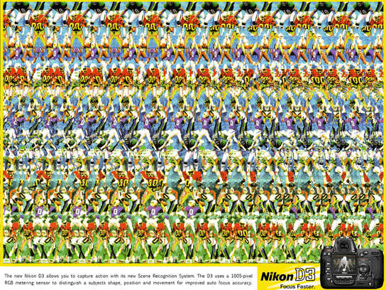 Autostereogram, Football