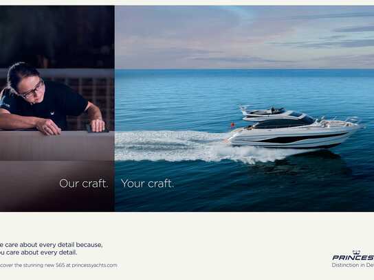 New brand positioning for luxury yacht manufacturer; Distinction in Detail