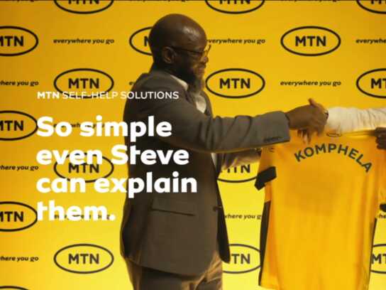 Tackle self-service issues with Coach Steve Komphela on the MTN App