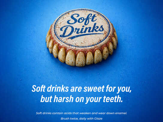 Soft drinks are sweet for you