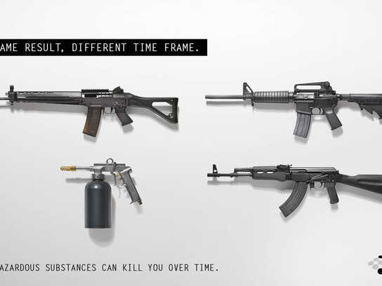 Rifles, Grenades, Hand guns