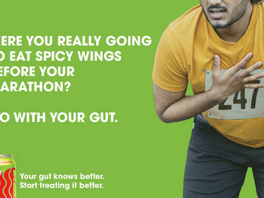 GO WITH YOUR GUT. 