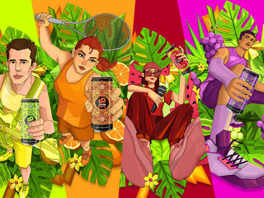 Live the challenge. Drink it Double.