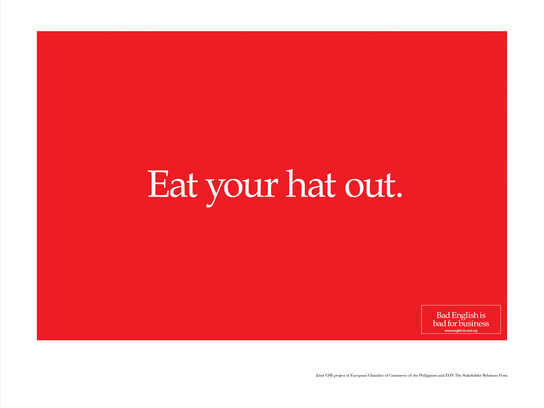 Eat your hat out