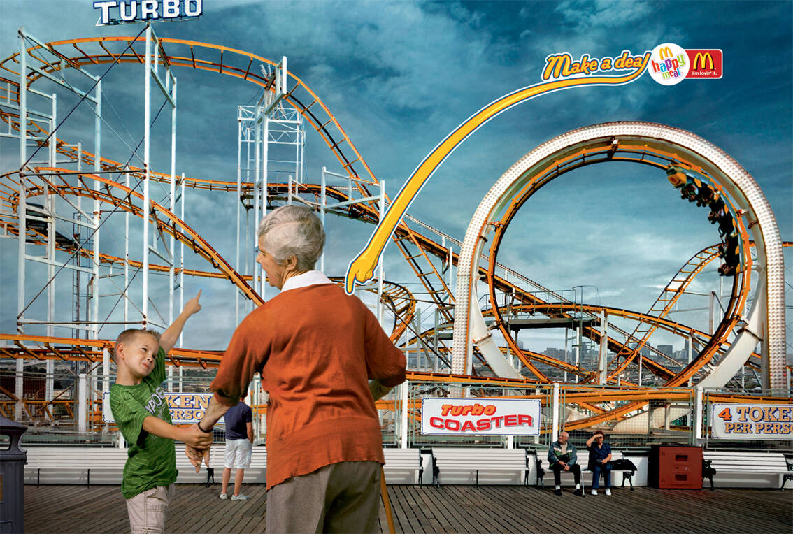 McDonald s Spider Roller coaster Cinema Ads of the World