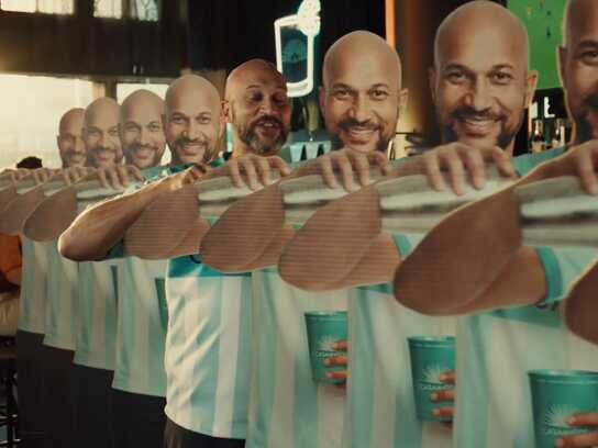 Rivals at the game, Casamigos at the Bar