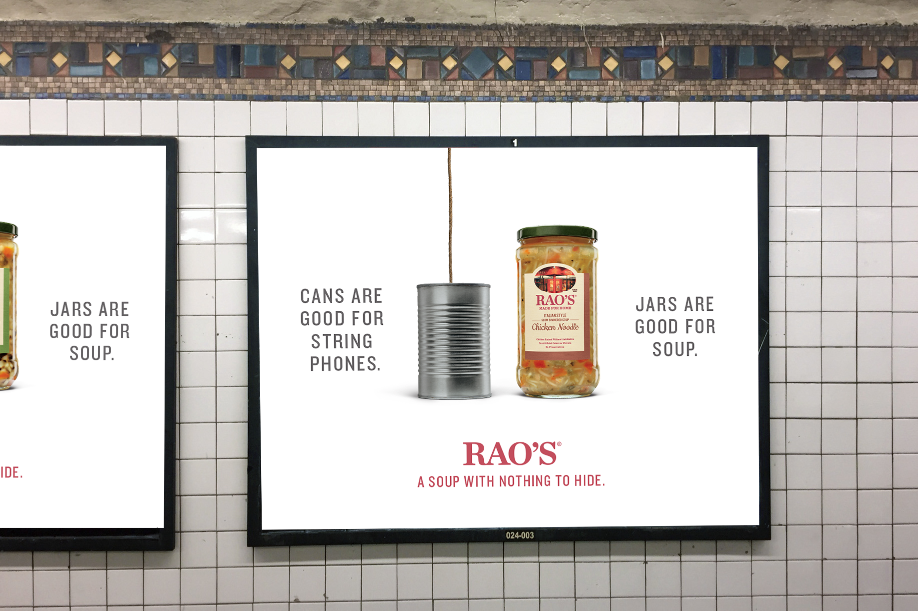 Rao's: Rao's Soup, A Soup with Nothing to Hide • Ads of the World™