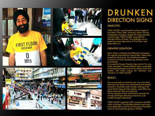 Drunken Direction Signs