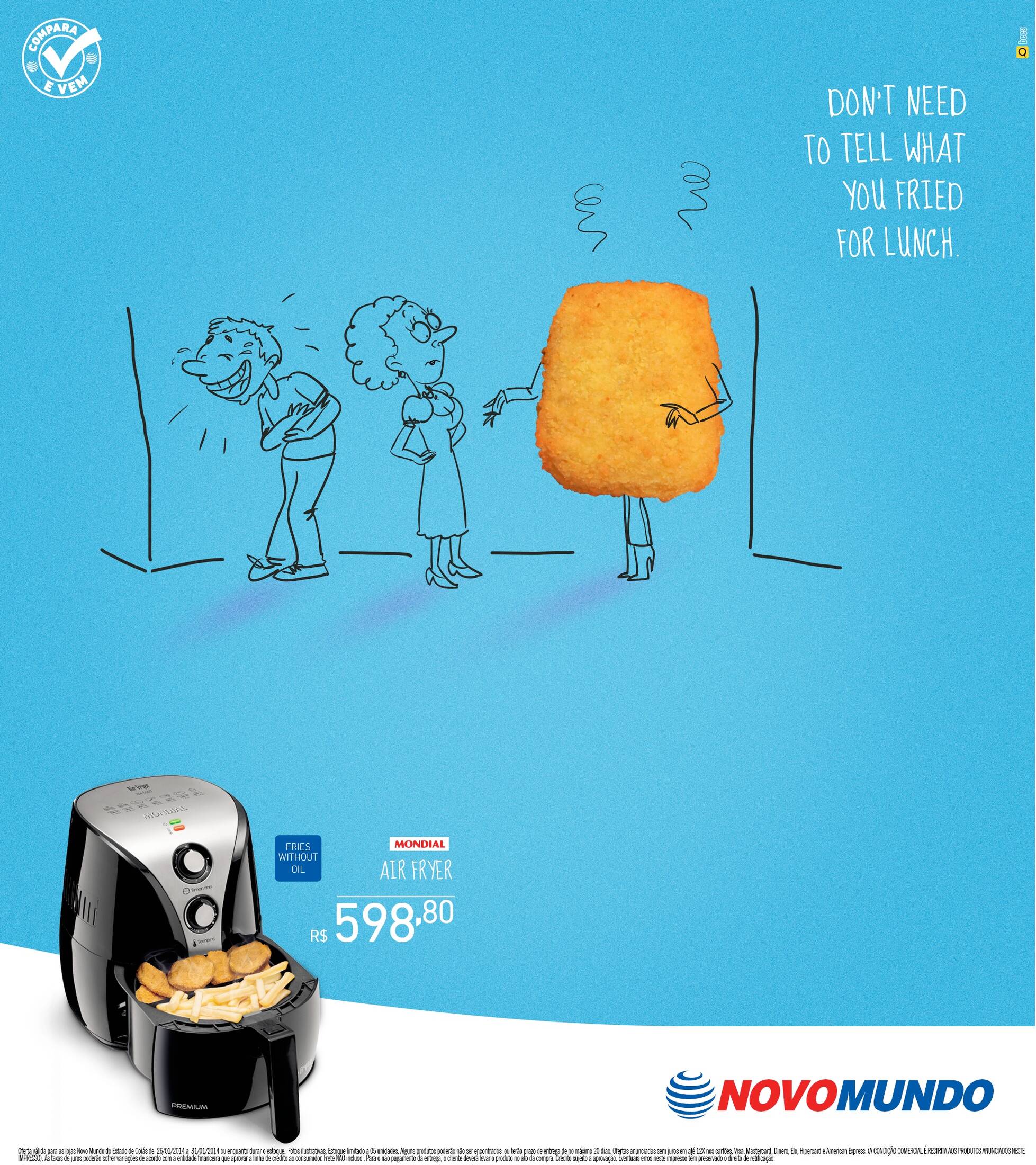 Novo Mundo Smell of grease • Ads of the World™ Part of The Clio Network