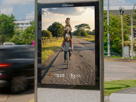 A cyclist is more than  one life