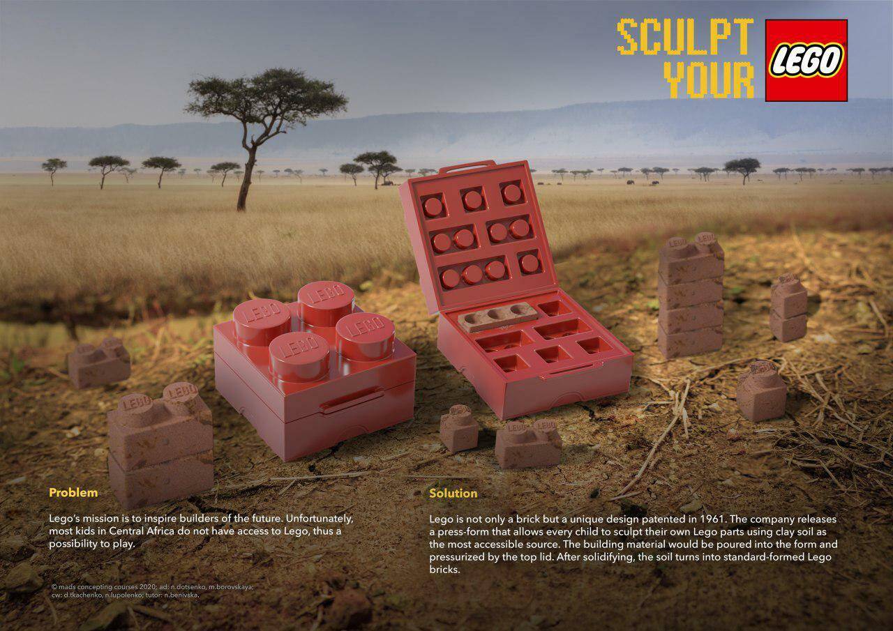 Lego Sculpt your Lego Ads of the World Part of The Clio Network