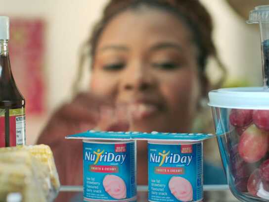 Like a superhero for your ads: Ying-Poi makes her mark with new NutriDay ad.