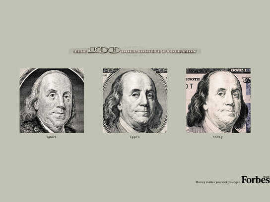The Evolution of the Dollar Bills, $100, The Evolution of...