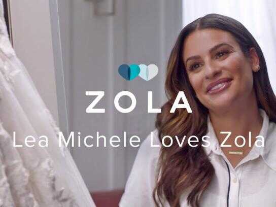 Lea Michele Loves Zola - Wedding Planning &amp; Registry