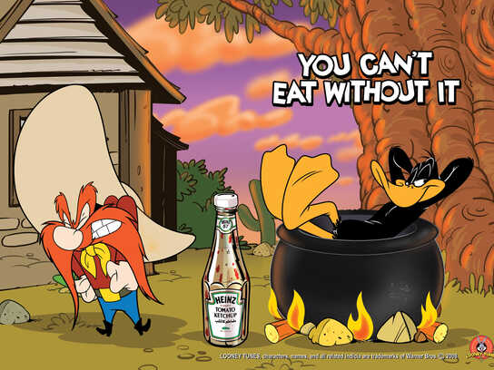 Daffy Duck, Bugs Bunny, Sylvester, Tasmanian Devil