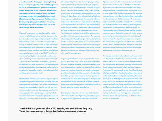 Human emissions, Mushrooms, Human emissions, Recepies