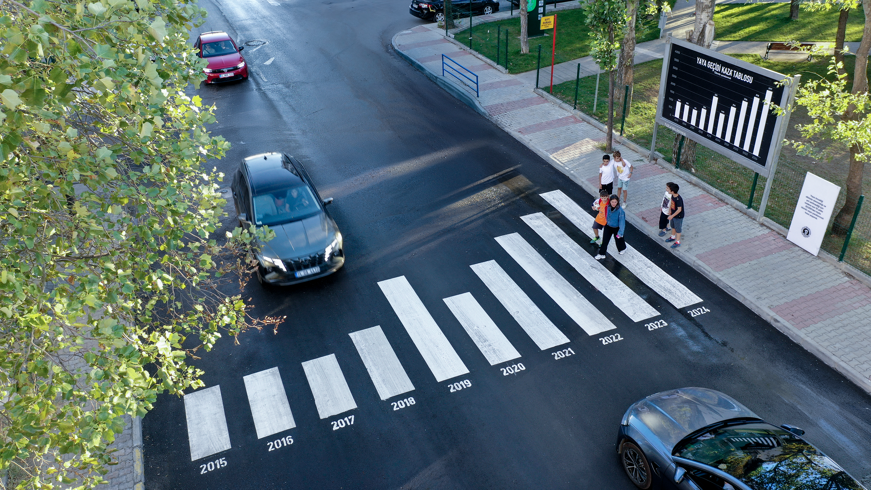 Stop at the Crosswalk, Stop the Accidents Image
