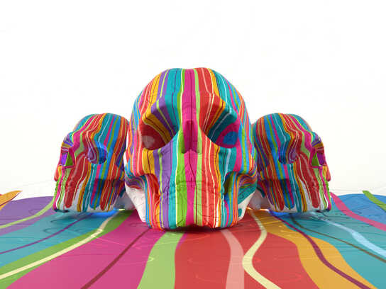 Colorful SKULLS