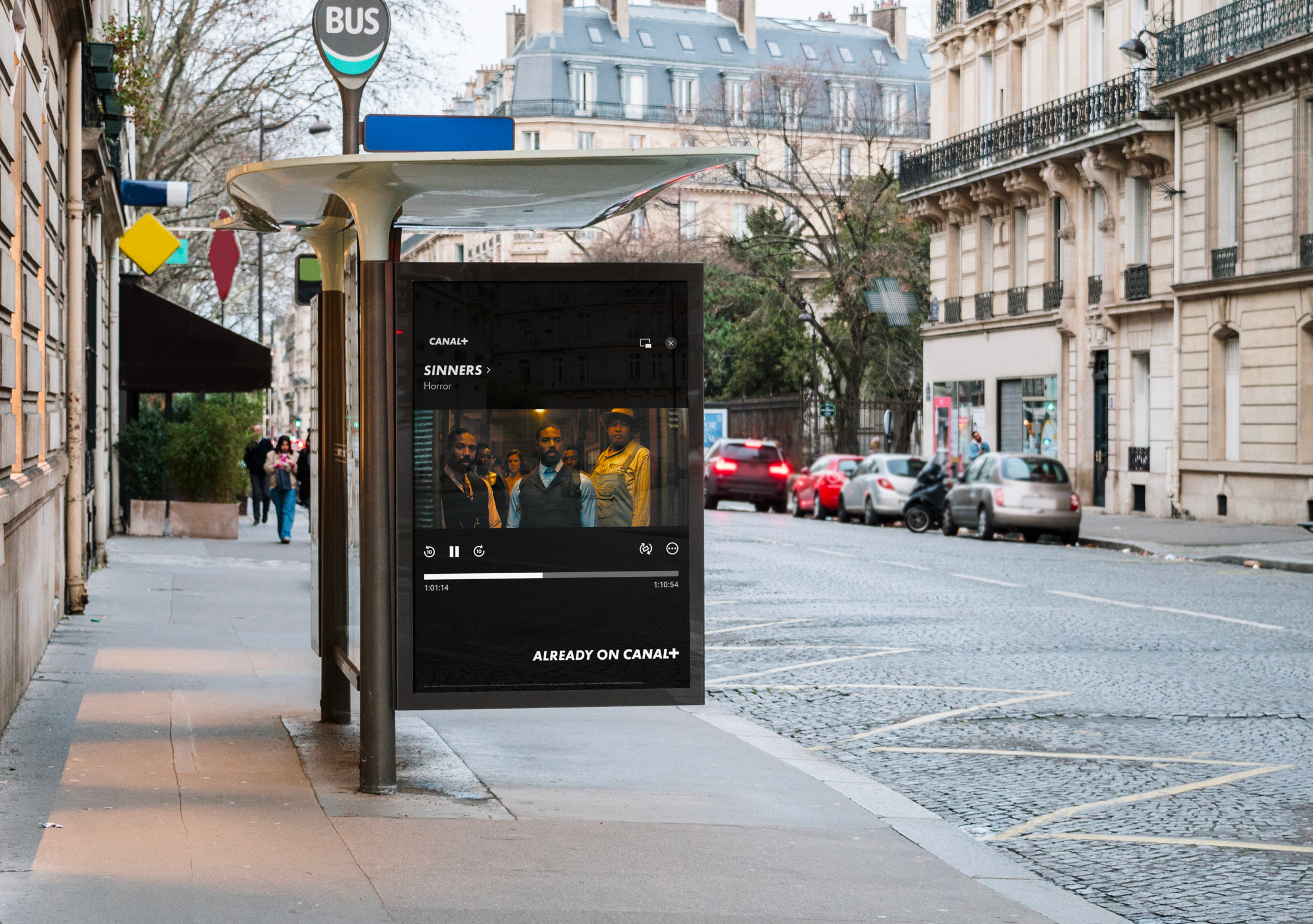 CANAL+ OOH campaign frame 2