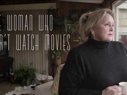 The woman who can't watch movies