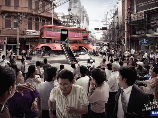 London bus, NY Taxi