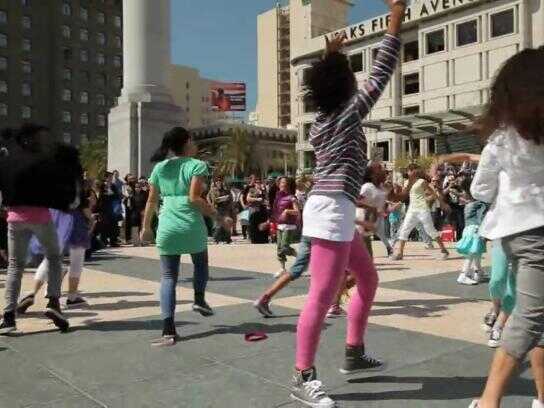 Branded Performance in Union Square, San Francisco