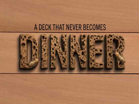 Wood-Free Composite Decking