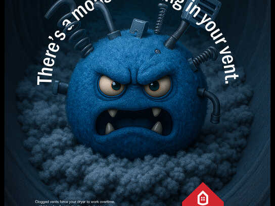 There's a monster hiding in your vent. 