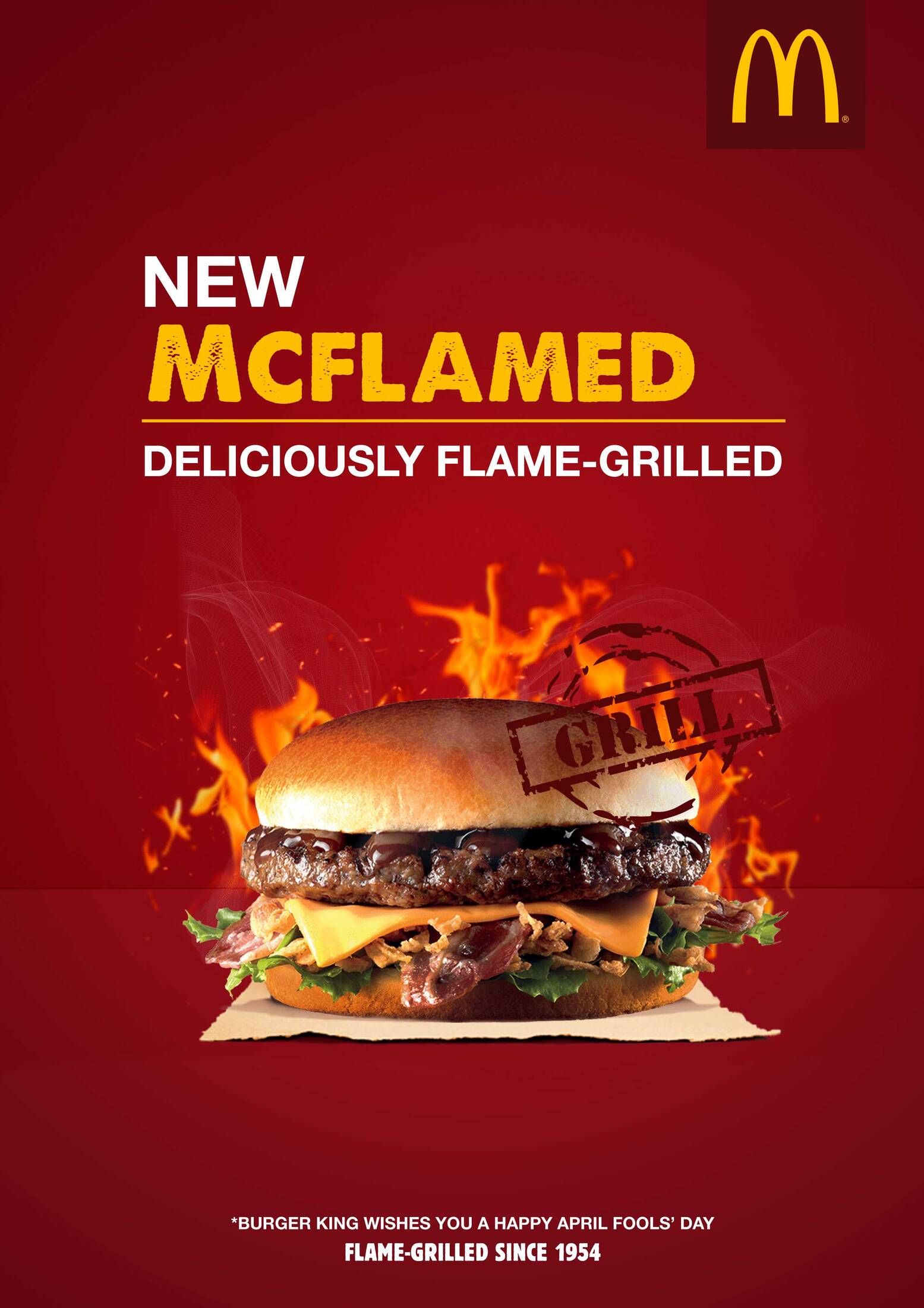 Mcdonalds Vs Burger King Werbung Burger King: McFlamed • Ads of the World™ | Part of The Clio Network