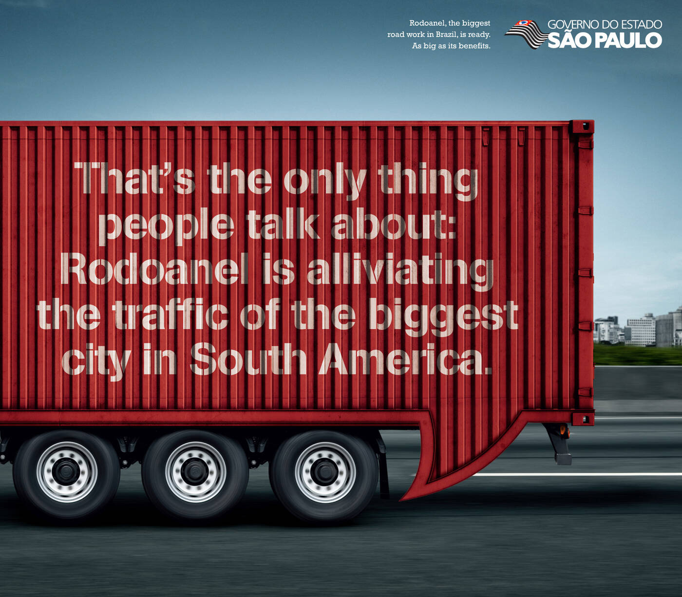 Governo do Estado Sao Paulo: Container, Truck, Sign • Ads of the World ...