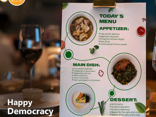 Democracy Day: There's nothing off our menu