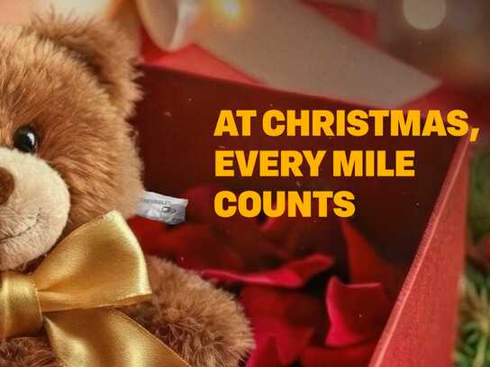 At Christmas, every mile counts