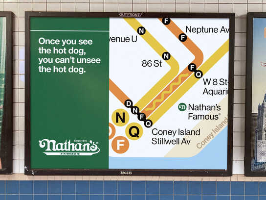 Follow the (F)rank to Nathan's Famous