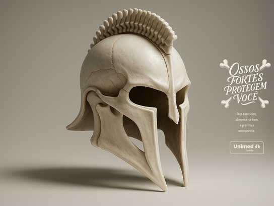 Stong bones protect you.