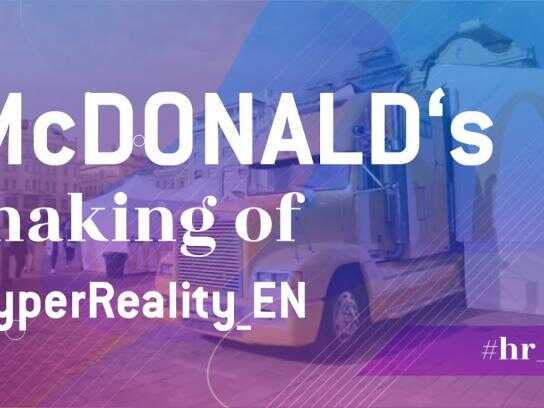 McDonald's Making Of HyperReality Application