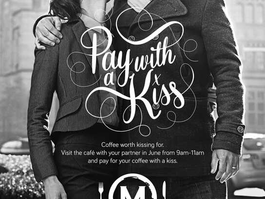 Pay with a kiss