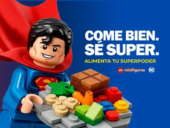 COME BIEN. SÉ SUPER.-Alimenta tu poder | LEGO DC Campaign Case