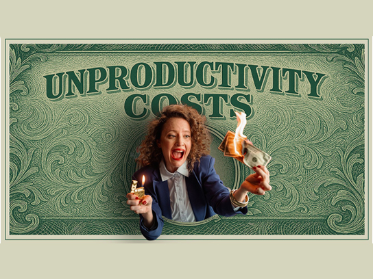 This is not a metaphor. You’re literally wasting money. Image