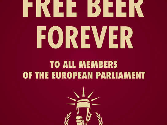 Free Beer for Euro MPs