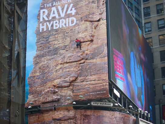 Times Square Live-Climb Event