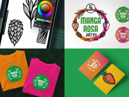 Manga Rosa Branding System