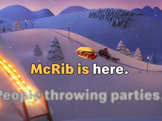 It Could Only Mean One Thing (McRib is Here)