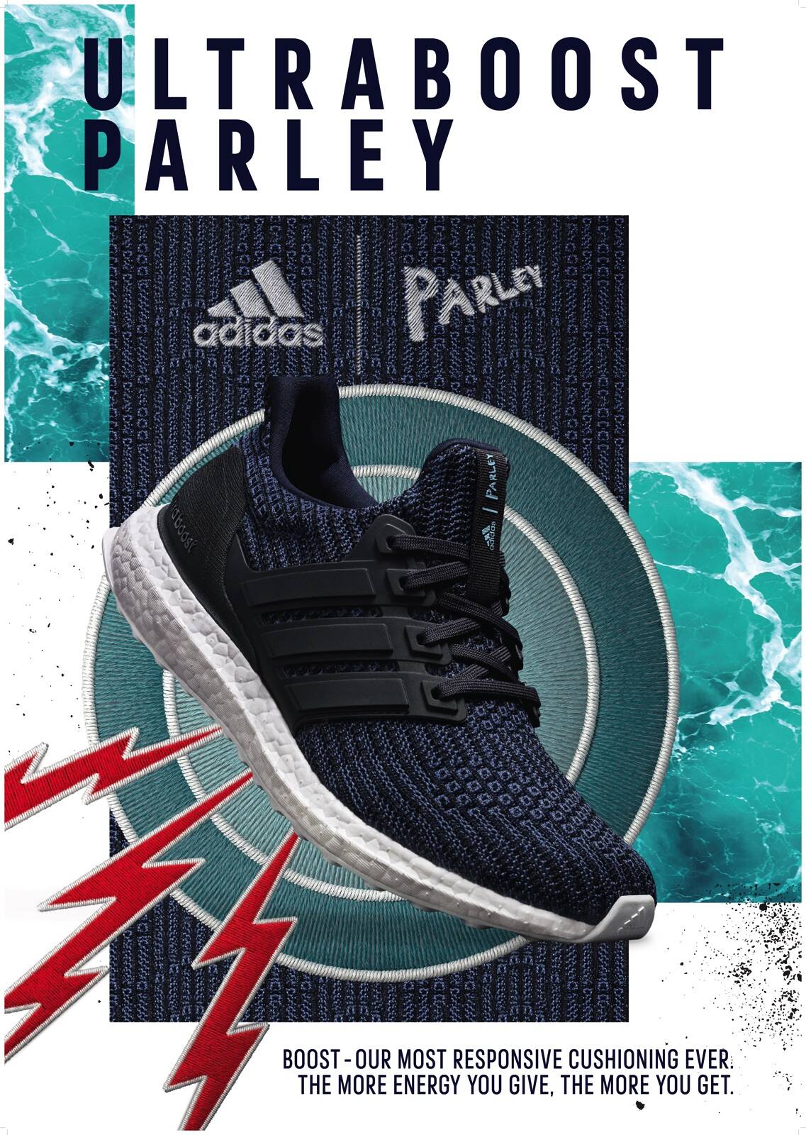 adidas Run for the Oceans Boost Wave Bottle Ads of the World Part of The Clio Network