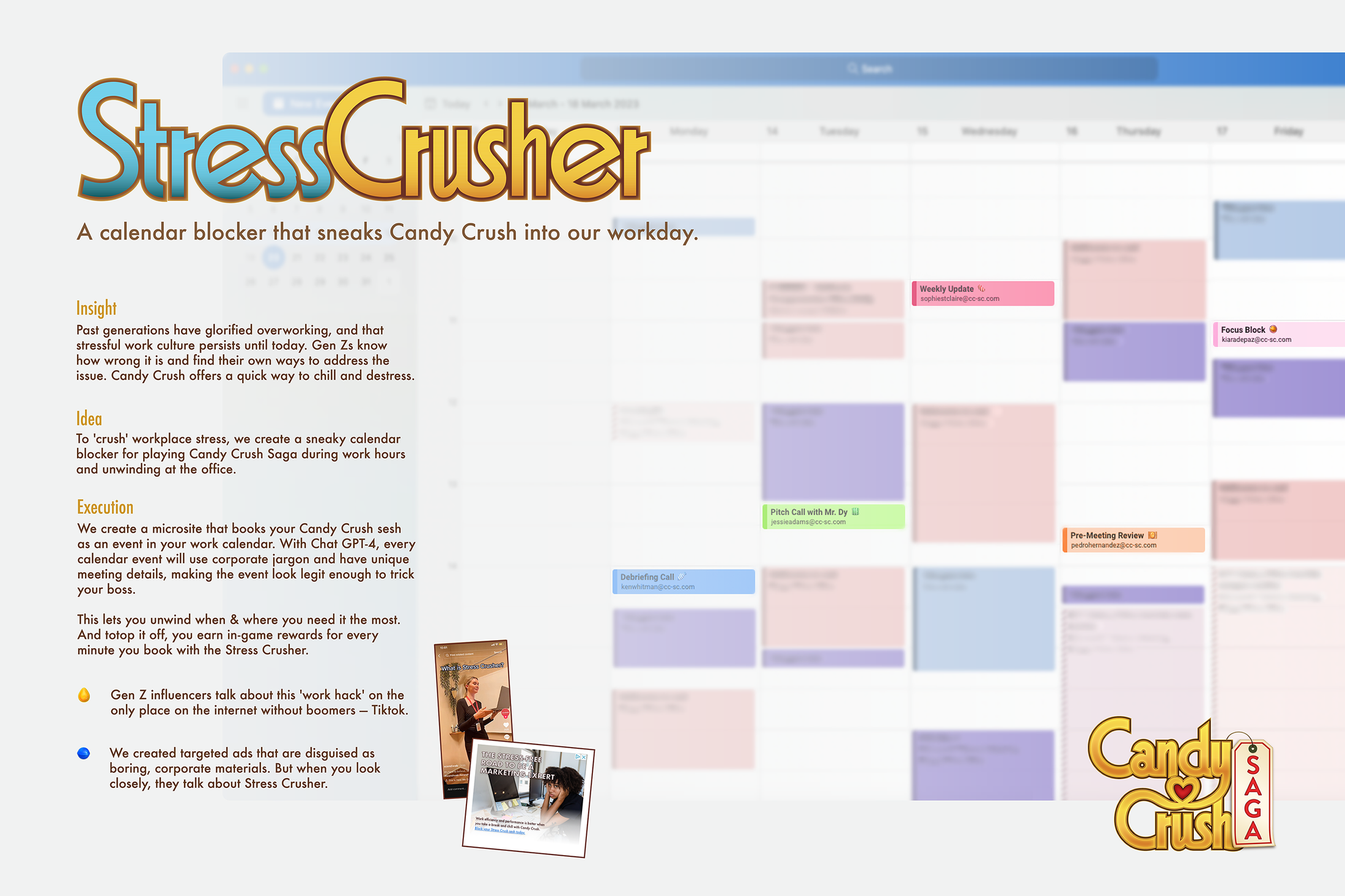 Candy Crush Stress Crusher • Ads of the World™ Part of The Clio Network