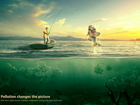 Pollution changes the picture